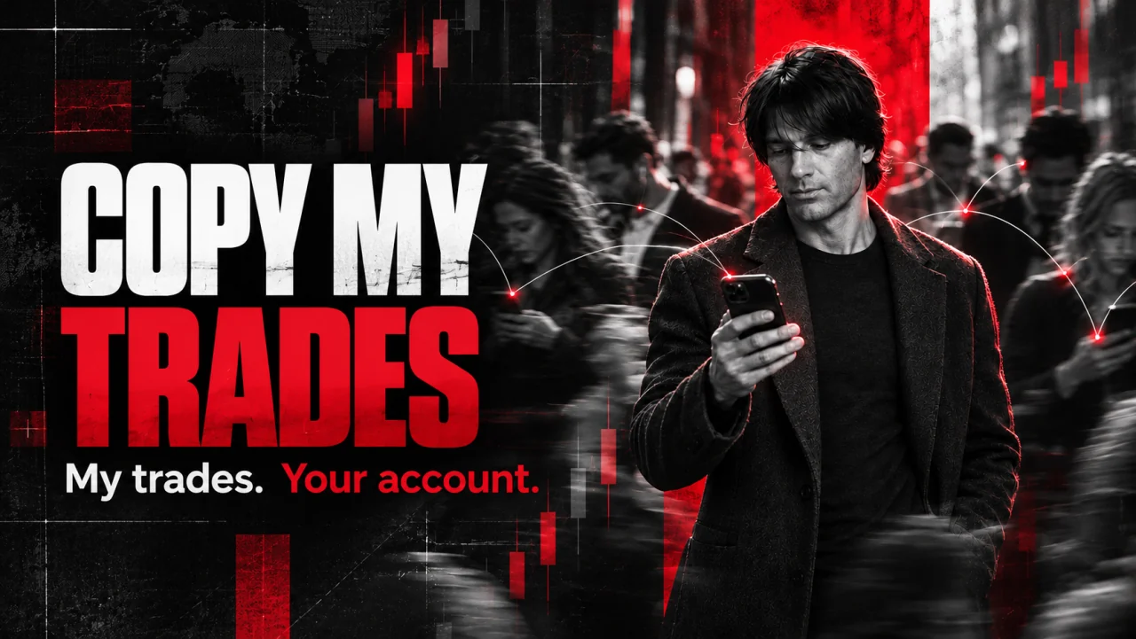 Copy my trades. My trades. Your account.